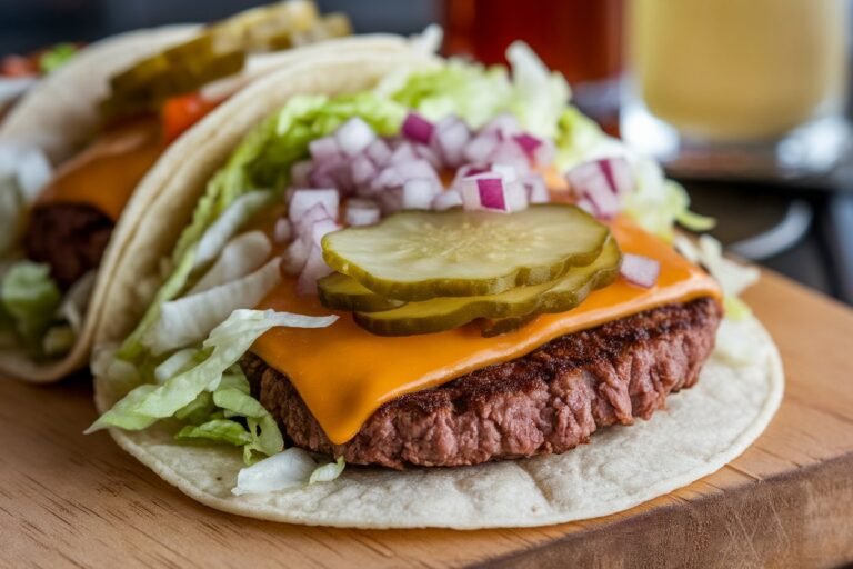 Juicy Smash Burger Tacos – The Best of Burgers & Tacos Combined