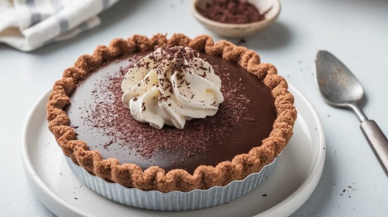 Dark Chocolate Silk Pie: The Dessert That’ll Make You Forget Your Problems