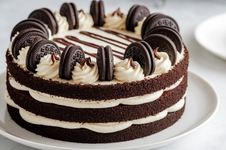 Nutella Oreo Icebox Cake – The No-Bake Dessert That Feels Fancy