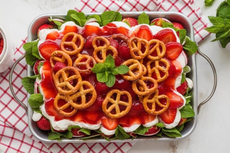 Strawberry Pretzel Salad That You Absolutely HAVE To Try