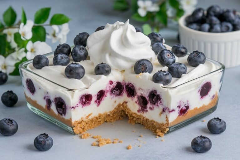 No-Bake Blueberry Yum Yum