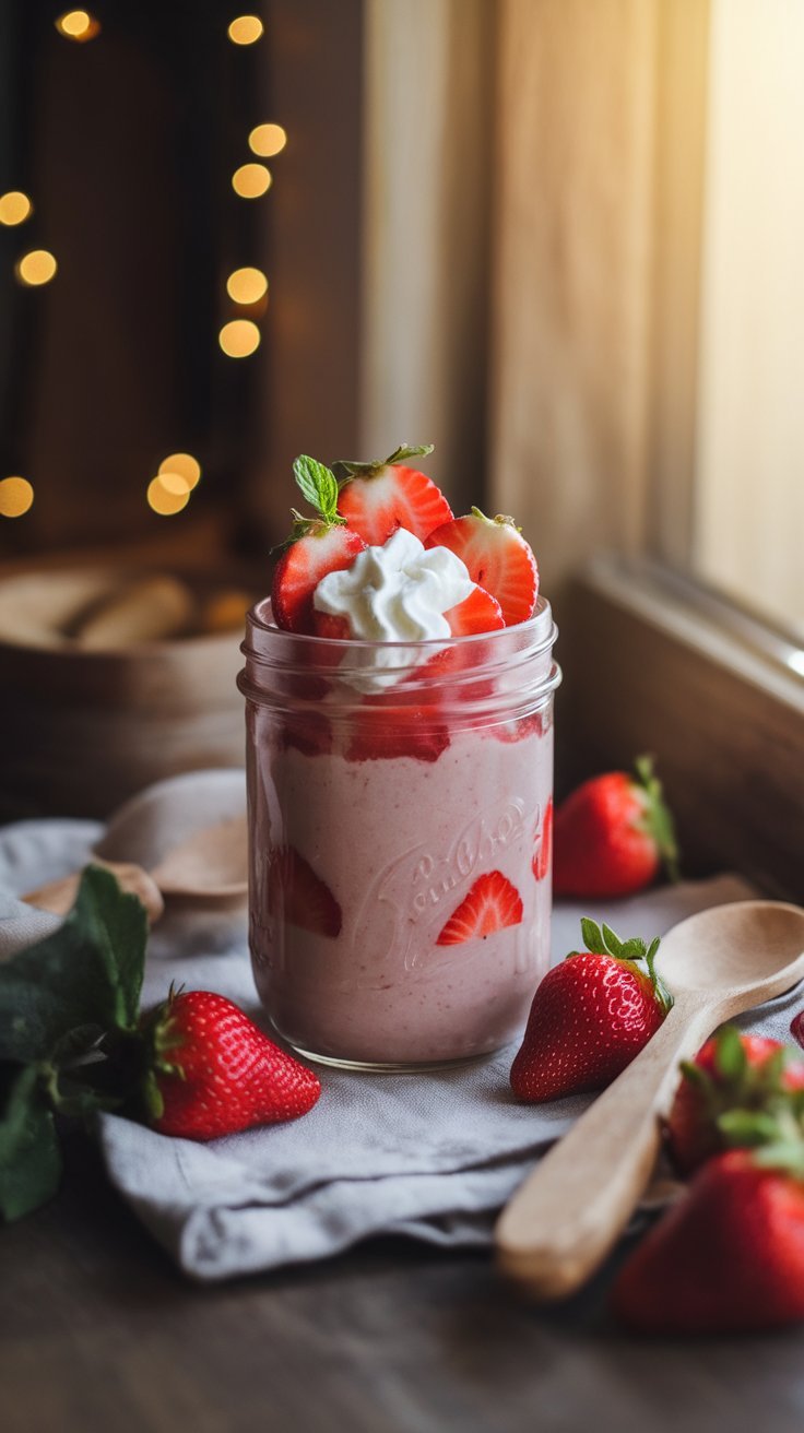 Strawberry Pudding with a Whole Lotta Flavor