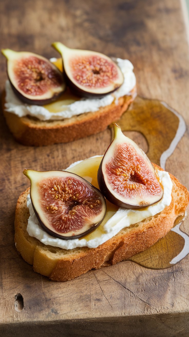 Honey Ricotta Toast with Figs