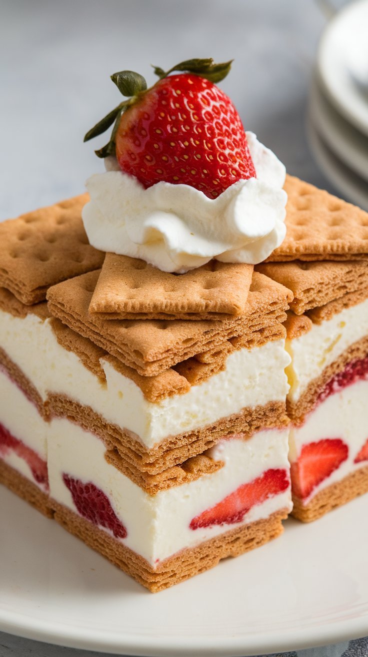 Graham Cracker Icebox Cake: The Cake That’s Not Really a Cake (But Who Cares?)