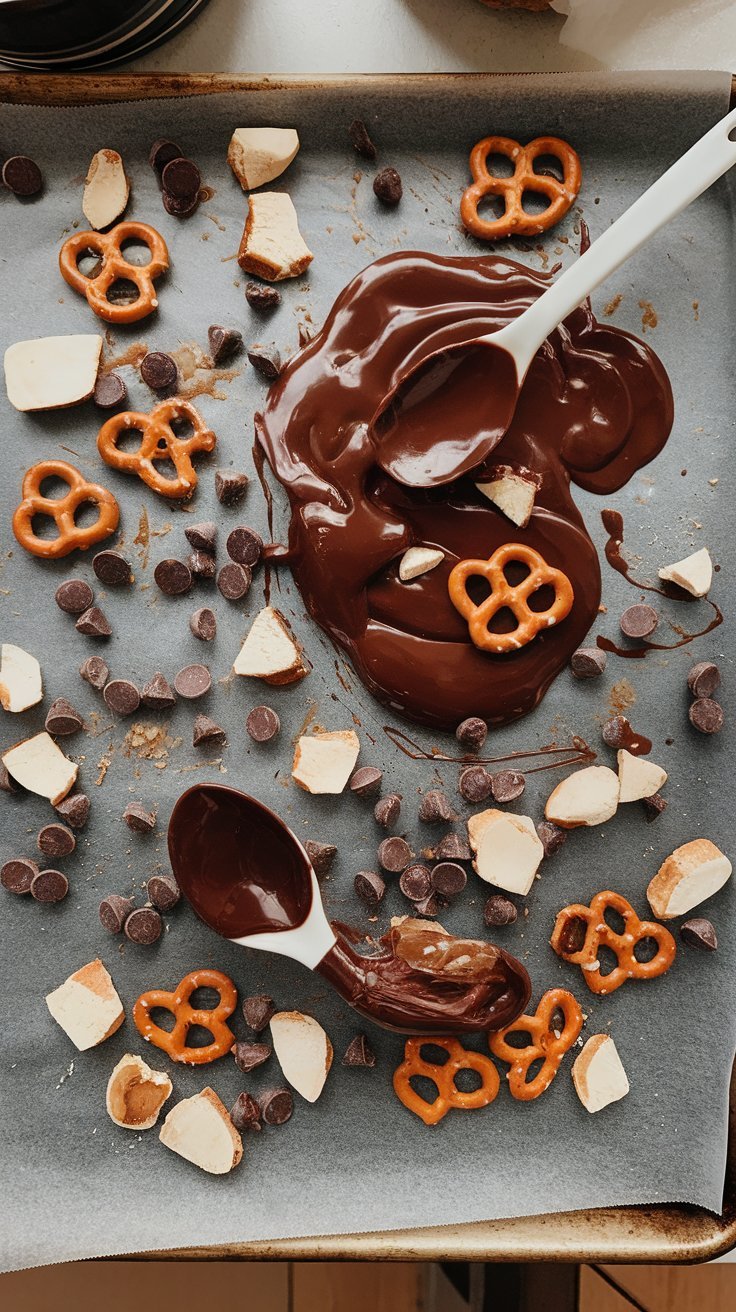 Chocolate Pretzel Clusters: The Lazy Genius of Snacking