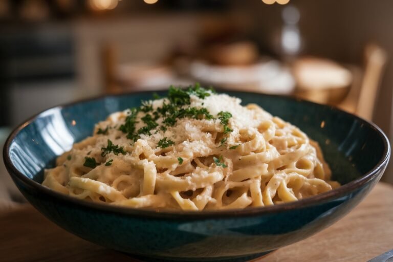 Creamy Garlic Parmesan Pasta – One Pot Wonder