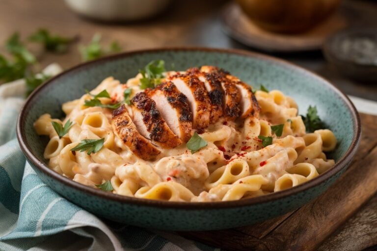 Spicy Cajun Chicken Alfredo (Weeknight Favorite!)