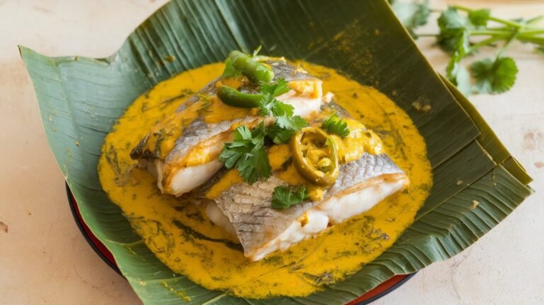 Tangy Fish in Mustard Sauce