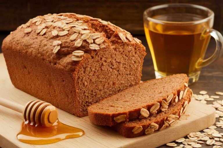 Honey Oatmeal Whole Wheat Bread
