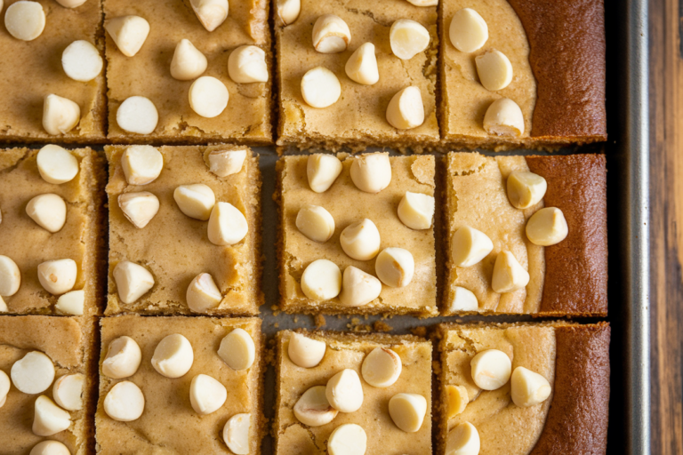 White Chocolate Macadamia Blondies: The Treat You Didn’t Know You Needed