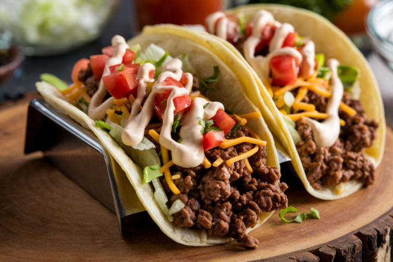 Ground Beef Tacos with Chipotle Crema: The Only Taco Recipe You’ll Ever Need
