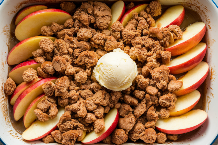 Baked Cinnamon Apples with Crumble Filling: The Dessert That’s Basically a Hug in Food Form