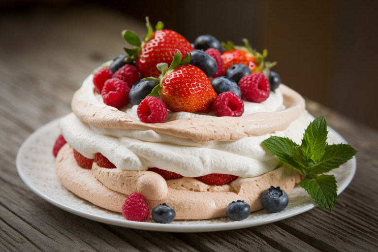 Pavlova with Fresh Berries: The Dessert That’ll Make You Look Like a Pro