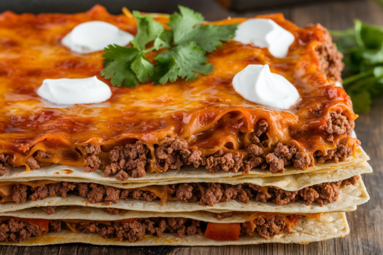 Ground Beef Mexican Lasagna: The Fusion Dish You Didn’t Know You Needed
