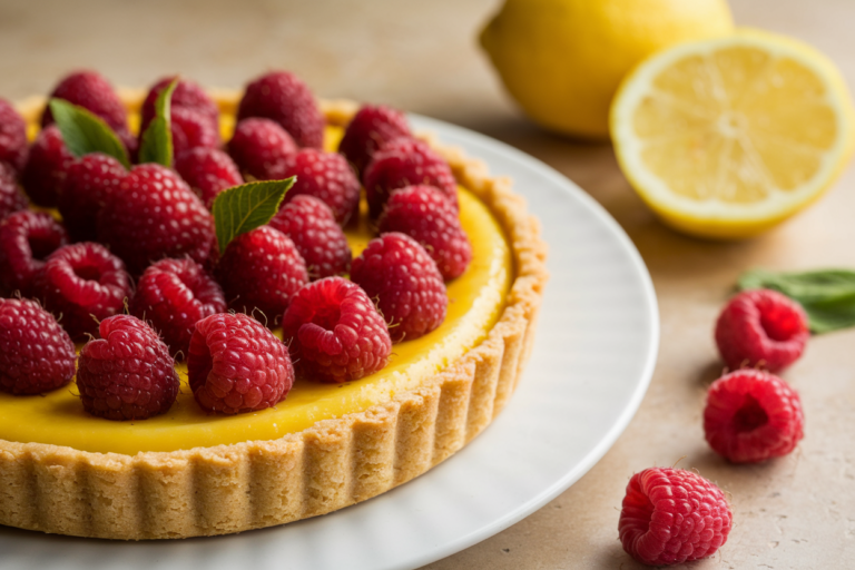 The Raspberry Lemon Tart That’ll Make You Question Every Dessert You’ve Ever Eaten