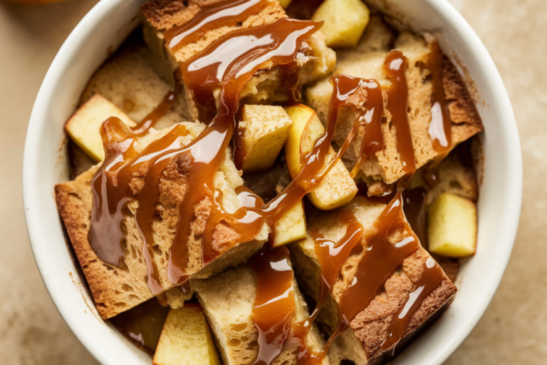 Caramel Apple Bread Pudding: The Dessert You Didn’t Know You Needed