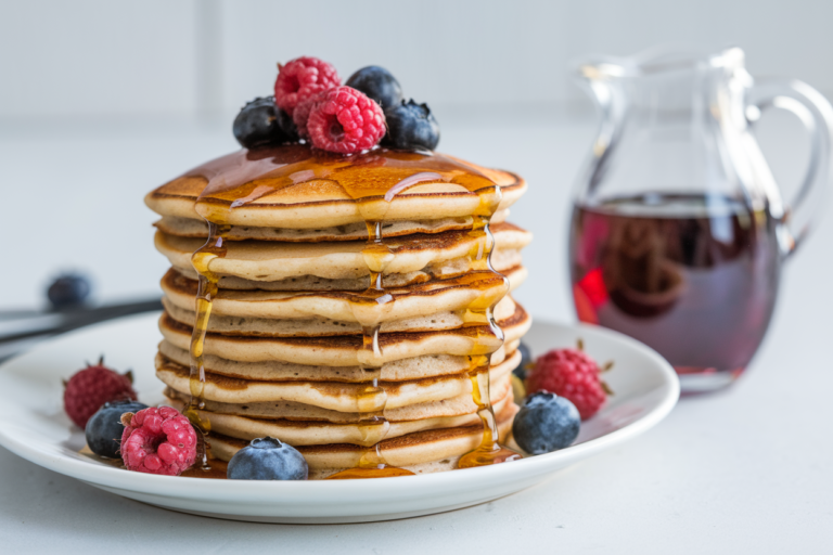 Almond Flour Pancakes with Sugar-Free Syrup: The Breakfast Upgrade You Deserve