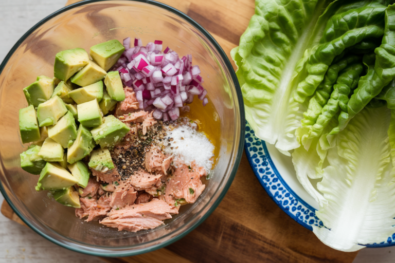 Avocado Tuna Salad Lettuce Wraps: The No-Brainer Lunch You’ll Obsess Over