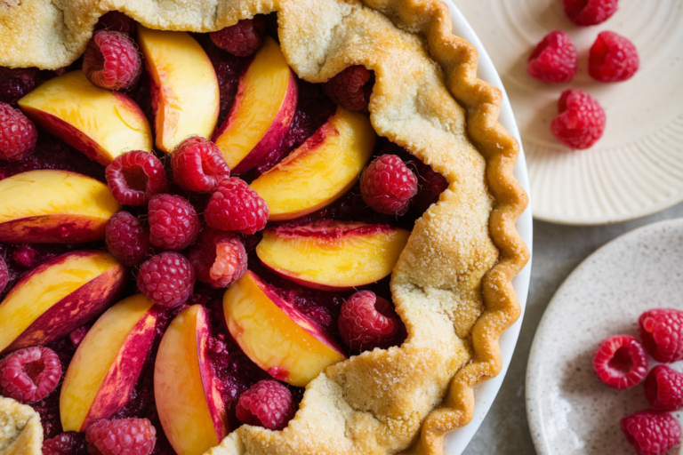 Peach & Raspberry Pie: The Summer Slice You Can’t Ignore
