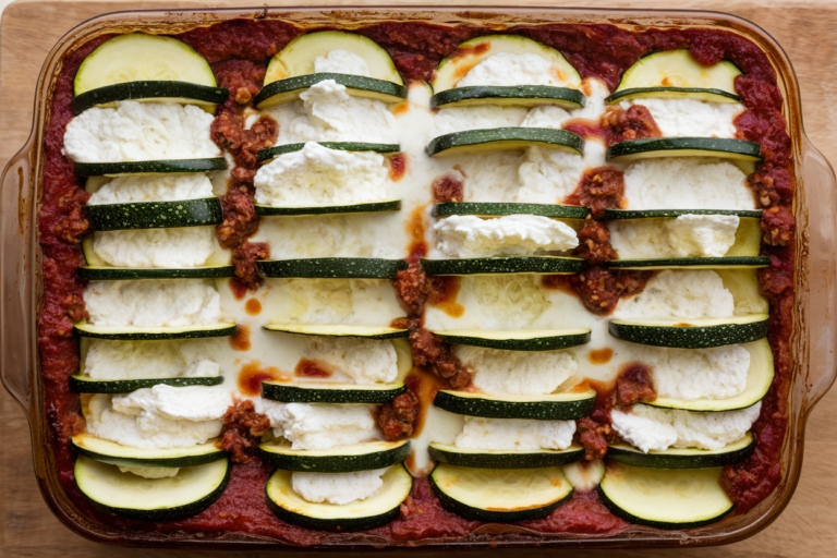 Keto Zucchini Lasagna with Ricotta and Mozzarella: The Low-Carb Comfort Food You Need