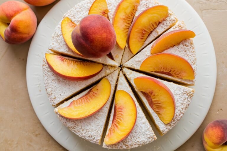 The Peach Vanilla Cake That’ll Make You Forget Every Dry, Boring Dessert You’ve Ever Had