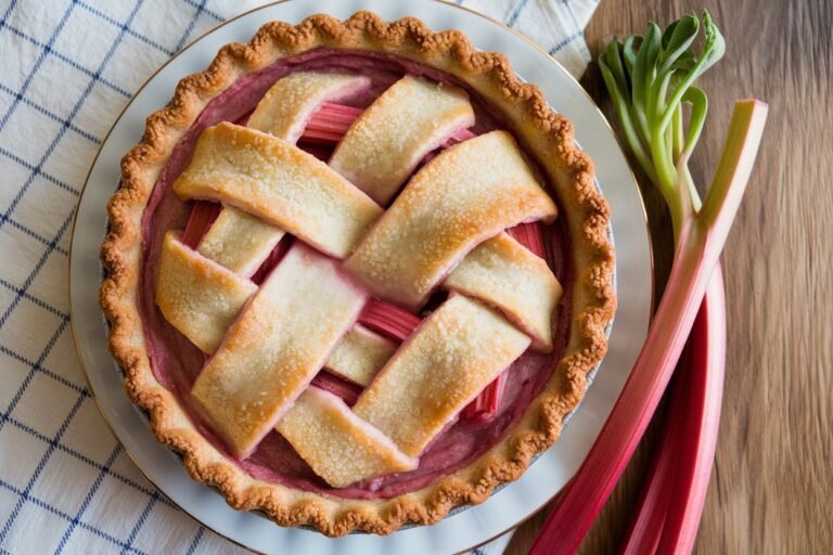 Rhubarb Pie: The Tart, Tangy Dessert You’re Sleeping On