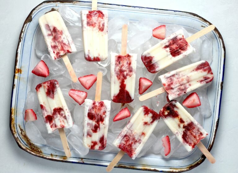 Strawberry Yogurt Popsicles: The Viral Summer Hack You Need