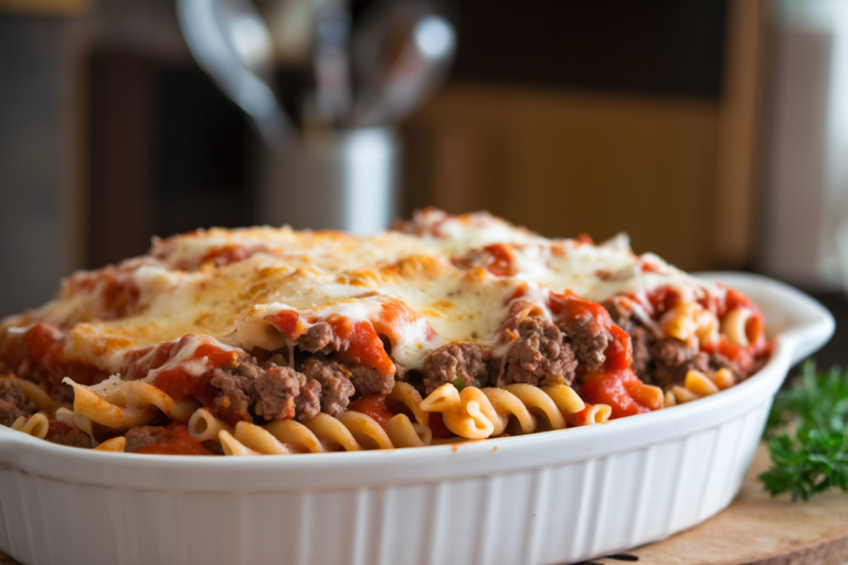 Ground Beef & Tomato Rotini Bake: The Lazy Genius Dinner You Need