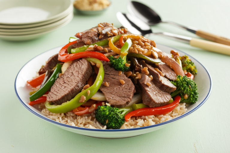 Why This Beef & Vegetable Stir-Fry with Garlic Sauce Slaps