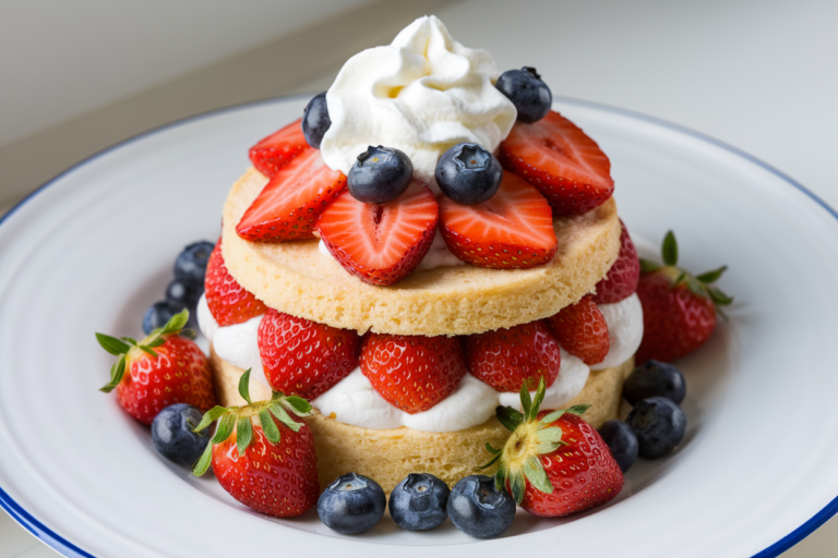 Strawberry & Blueberry Shortcake