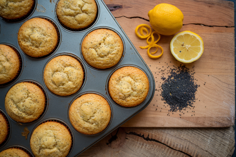 Almond Flour Lemon Poppy Muffins: The Zesty Upgrade Your Breakfast Deserves
