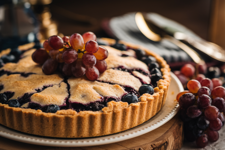 Easy Grape and Blueberry Pie: The Lazy Baker’s Dream Come True