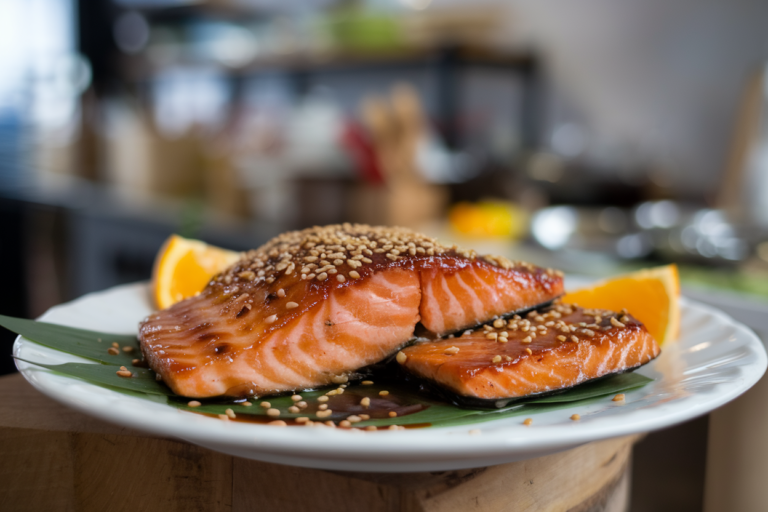 Teriyaki Salmon with Sesame Seeds: The Lazy Gourmet’s Power Move