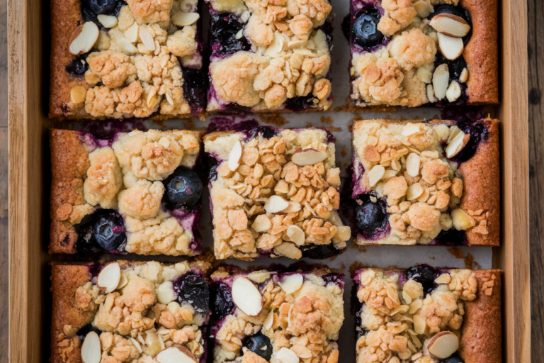 Blueberry Almond Crumble Bars That Vanish in Minutes (Don’t Say I Didn’t Warn You)
