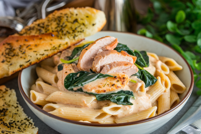 Creamy Chicken & Spinach Pasta You Absolutely Need To Make