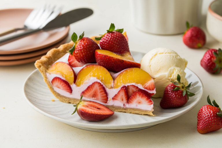 Easy Strawberry and Peach Pie: The Lazy Baker’s Dream Come True