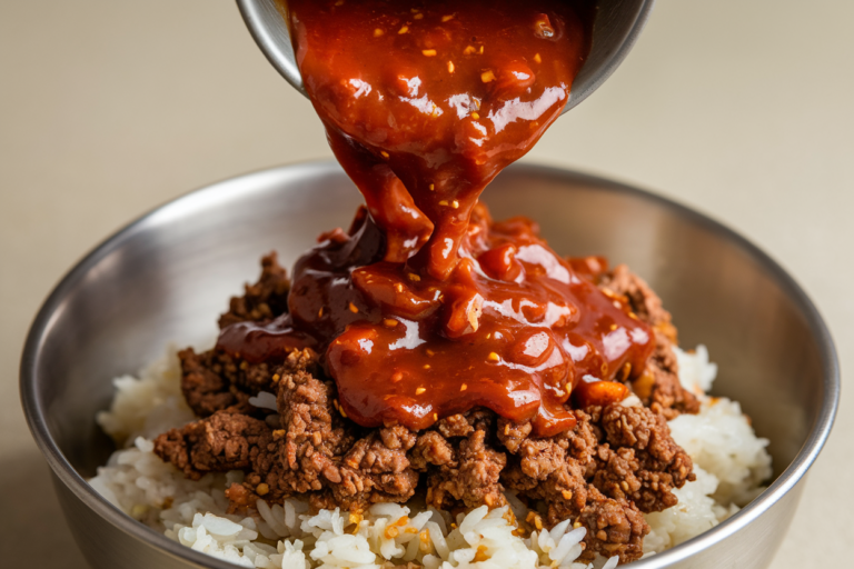 Spicy Korean-Style Ground Beef Sauce: The Flavor Bomb You Didn’t Know You Needed