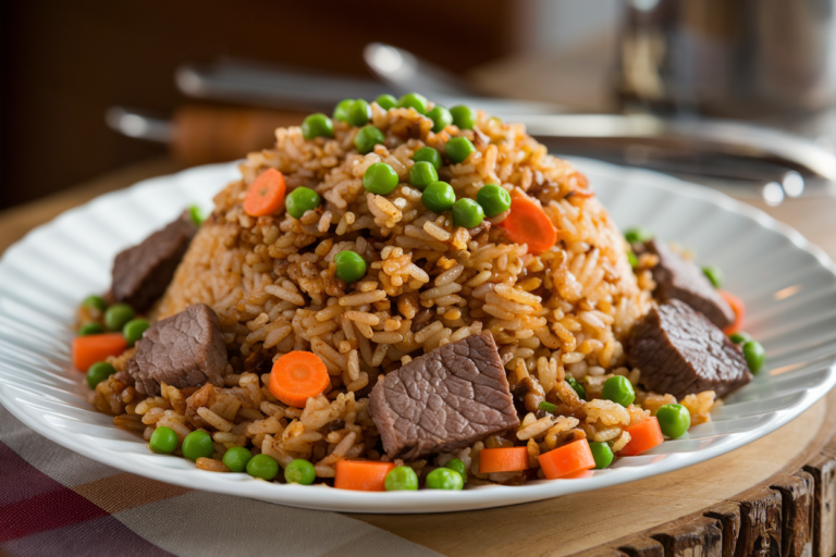 Beef Fried Rice with Peas & Carrots: The Weeknight Hero You Need