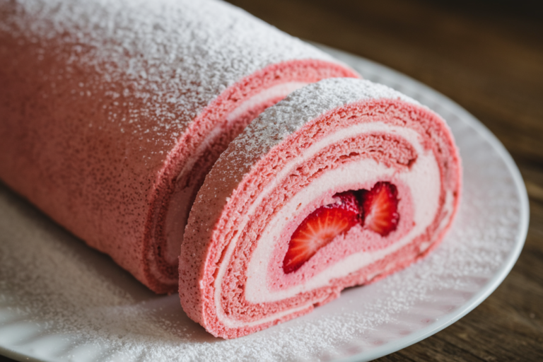 Strawberry Swiss Roll Cake: The Dessert That Actually Looks as Good as It Tastes