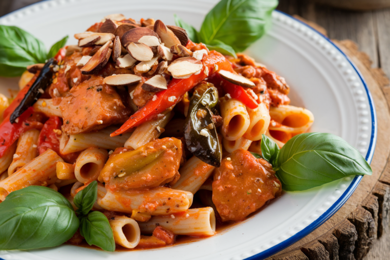 Spicy Chicken Pasta with Roasted Peppers: The Weeknight Hero You Need