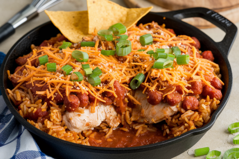 Tex-Mex Chicken & Rice Casserole