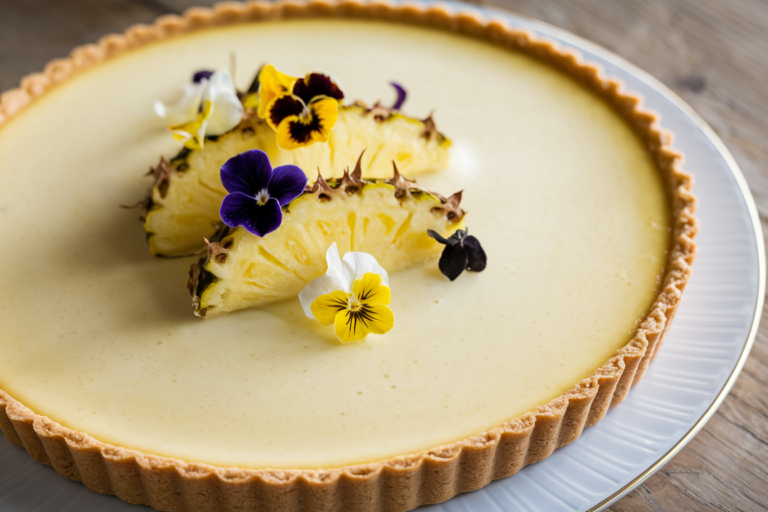 Pineapple & Coconut Cream Tart