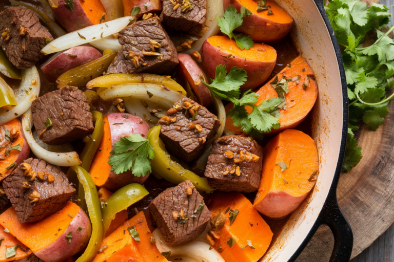 Beef & Sweet Potato Skillet: The One-Pan Wonder You’ll Make on Repeat