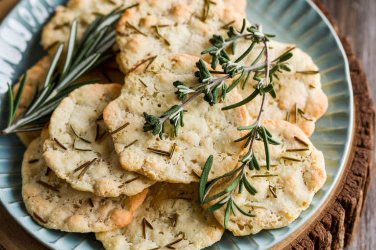 Savory Almond Flour Herb Crackers: The Crunch You Can’t Resist
