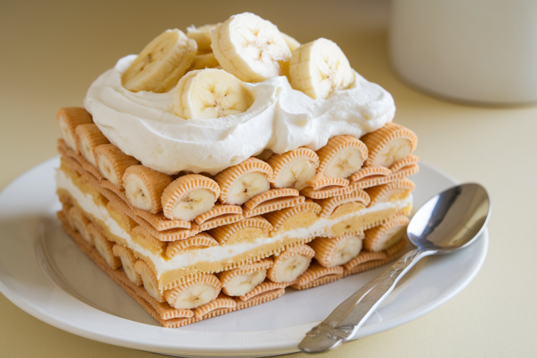 Banana Pudding Icebox Cake That’ll Make Your Group Chat Explode (in a Good Way)