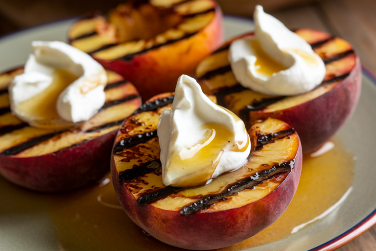 Grilled Peaches with Honey and Mascarpone: The 10-Minute Dessert That Tastes Like Vacation