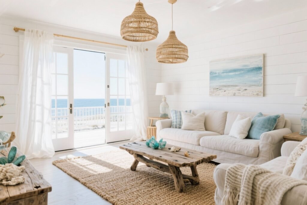 Photo inspiration: Minimalist Beach House Decorating Ideas Reference: 7 Beach House Decor Ideas That Bring Vacation Vibes Home