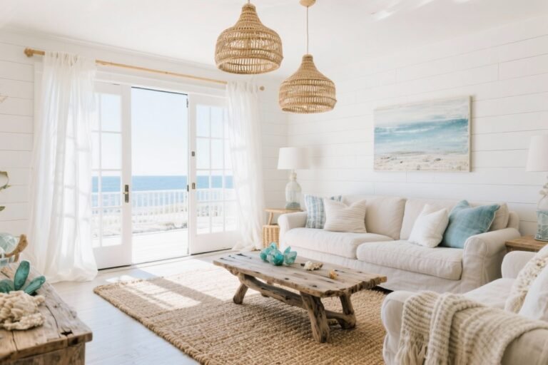 7 Beach House Decor Ideas That Bring Vacation Vibes Home