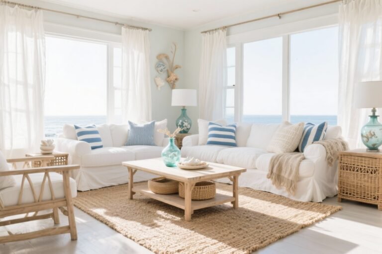7 Budget-friendly Coastal Living Room Ideas You’ll Want to Copy Immediately