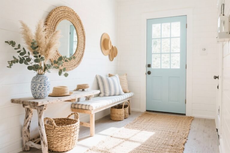 8 Affordable Coastal Entryway Ideas to Welcome the Beach Into Your Home